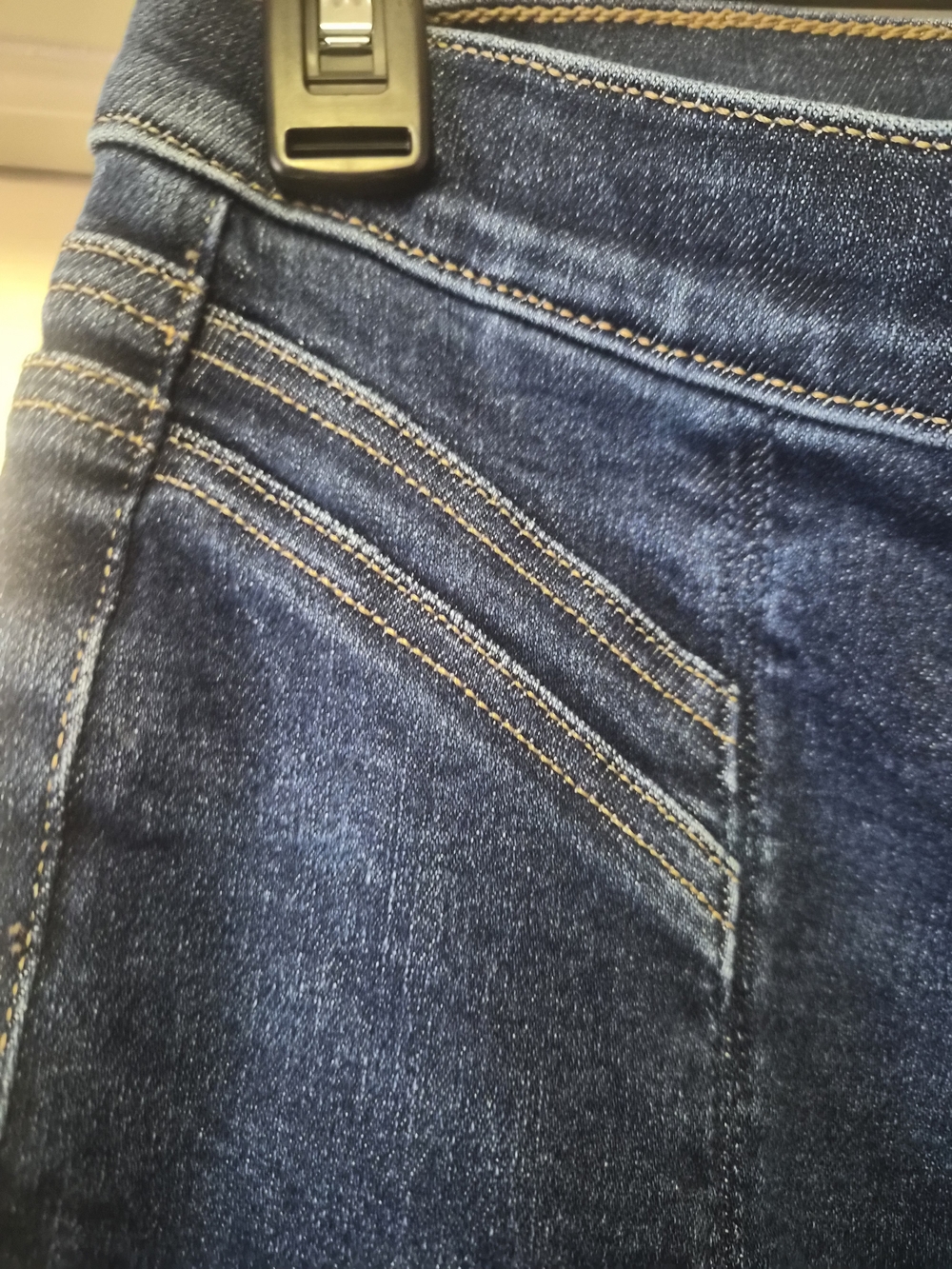 Express Dark Blue Flare Jeans - Picture 6 of 8